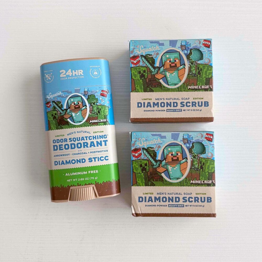 Dr. Squatch Limited Edition Soap/Deodorant - Diamond Scrub